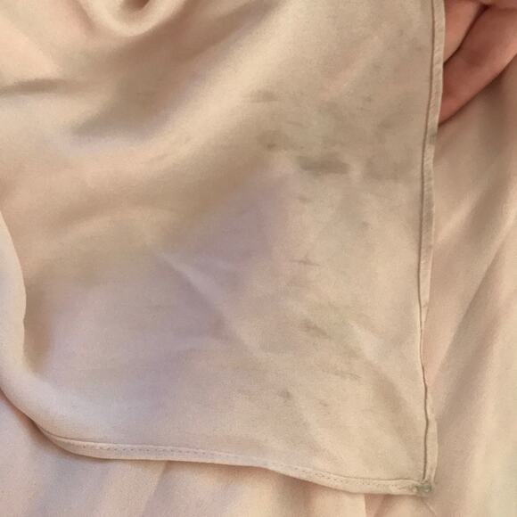 WAYF Penny One Shoulder Gown DAMAGED hem due to rolling rack never worn LARGE - Picture 4 of 7